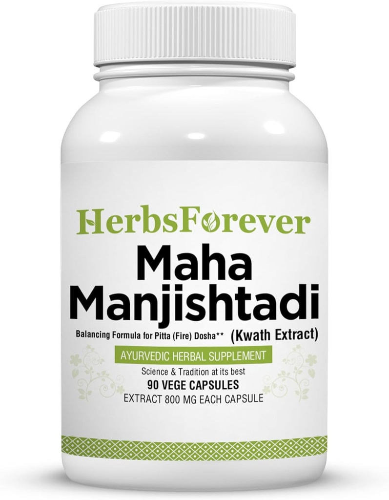 Cápsulas de Herbsforever Manjishtadi Kwath