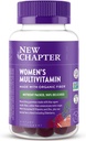 New Chapter Women’s Multivitamin Gummies - 59% Less Sugar, Women’s Gummy Vitamins with Vitamin C, D3 & Zinc, Non-GMO, Gluten Free, Berry-Citrus, 75ct