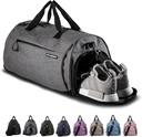 Fitgriff® Gym Bag for Men & Women with Shoe & Wet Compartment - Duffle Bag for Travel, Sports, Fitness & Workout