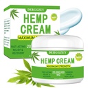 Hemp Cream 8.46 lf oz - Maximum Power - Natural Hemp Oil Extract Gosok dengan Arnica, MSM, Turmeric, Emu Oil, Aloe Vera - Muscles, Joints, Back, Neck, Fingers, Elbow (240ML)