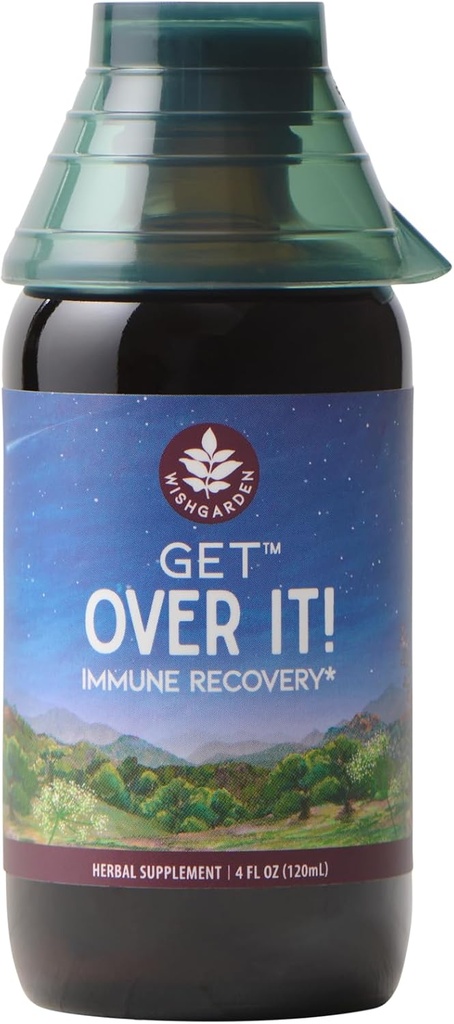 WishGarden urter komme over det! - Urteimmune Inddrivelse Supplement & Immun Booster Tinktur, Giver Immunitet Boost til at hjælpe med at fjerne Stubborn Betingelser, Immunstøtte, Lung Support, Biotic, 4oz