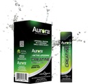 Aurora Nutrascience Liposomale Creatine + GAA & R-ALA Lemon Lime Powder Drink Mix, Verhoogde energie, Ondersteunt Oefening Prestaties & Spiergroei voor vrouwen en mannen, 10 Packets
