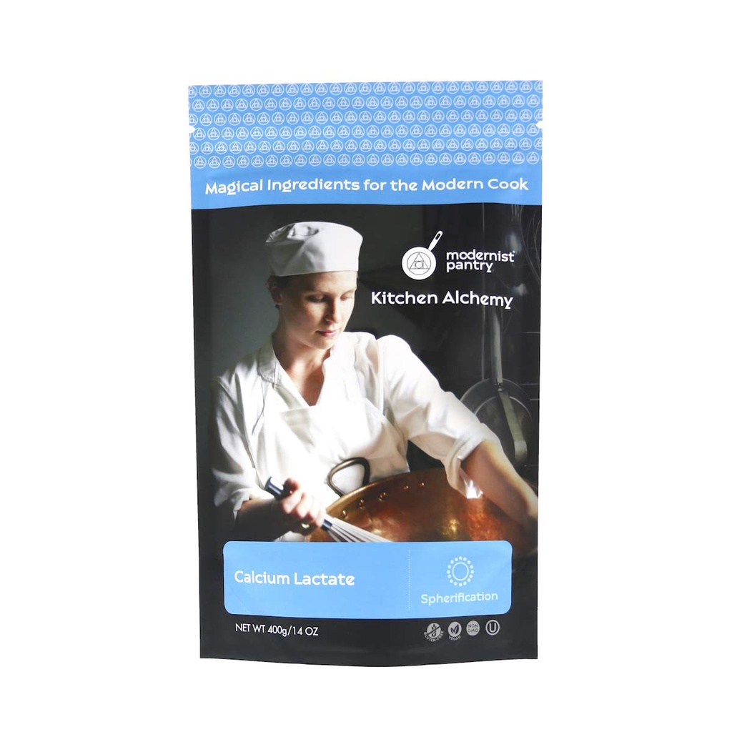 Tiszta kalcium-laktát, nem-GMO Vegan OU Kosher Certified - 400g / 14oz