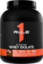 规则1 R1蛋白质 Whey Isolate - 使用25g蛋白 & 6g BCAA 单自孤立和水解源进行工作回收(5英镑*,巧克力花生酱)