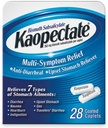 Kaopectate Multi-Symptom Anti-Diarrheal crecer Stomach Reliever, 28 Caplets, White