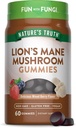 Naturens sannhet løve Gummies for voksne | 60 greve | Blandet Berry Flavor | Vegansk, ikke-GMO, & Glutenfri Supplement