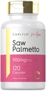 Carlyle Saw Palmetto for Women | 120 Capsules | Full Spectrum Extract Supplement | Non-GMO, Gluten Free Supplement | for Her