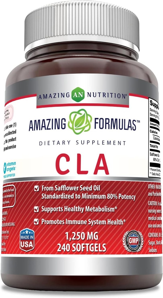 Amazing Formulas CLA Aviation 124; Conjugated Linoleic Aviation Supplement 124; 1250 Mg