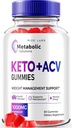 Reducta als laboratoris Metabolics Keto+ACV Gusies per a les pèrdues avançades de pes, Apple Cider Vinegar, Reviews oficials (60 Gruies)
