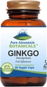 Cápsulas Ginkgo Biloba – Kosher Vegan Caps com 400mg Ginkgo Biloba Leaf e Ginko Extract Supplement