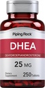 Piping Rock DHEA 25mg | 250 טבליות | Dehydroepiandrosterone תוסף