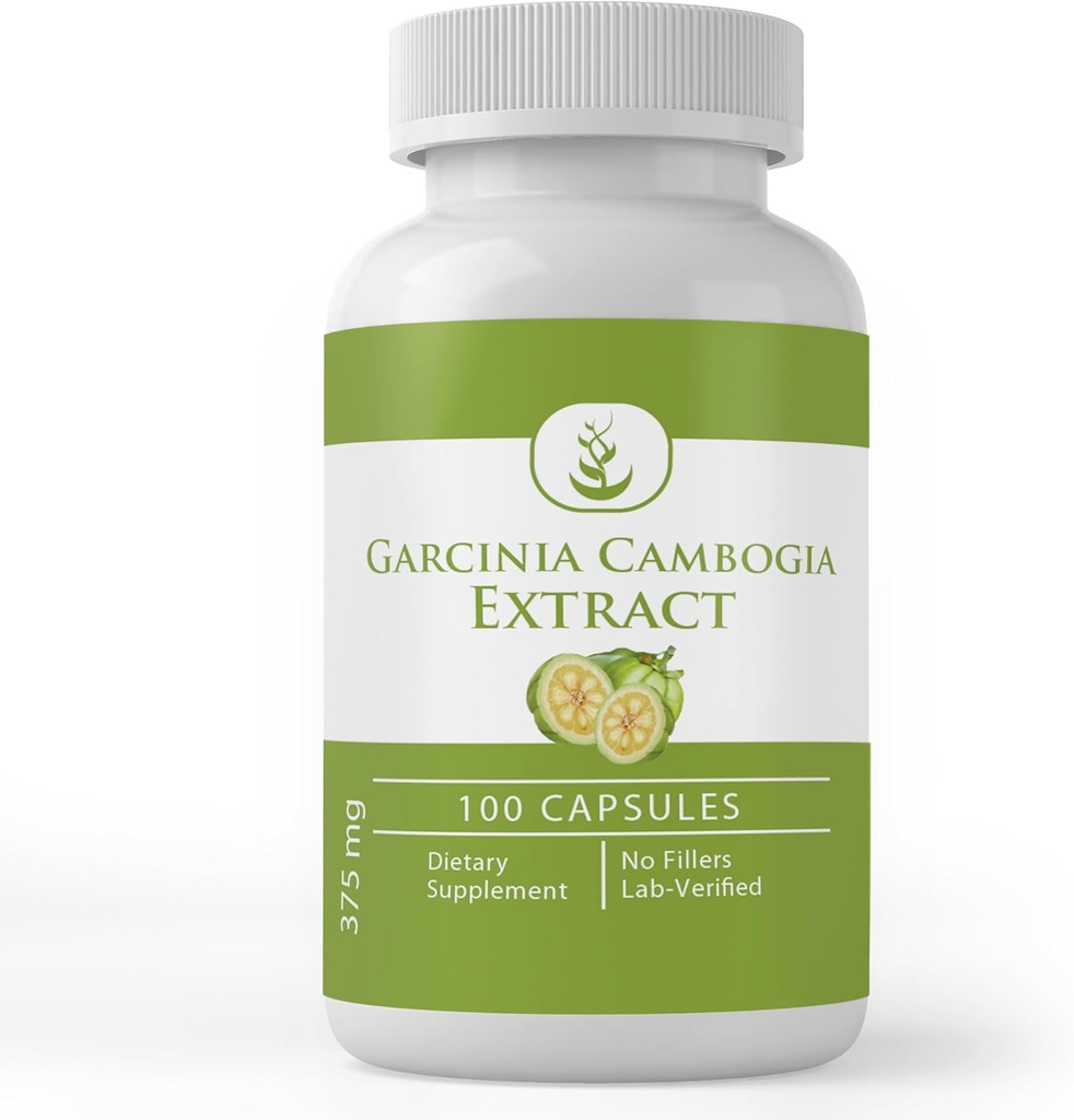 PURE ORIGINAL INGRÉDIENTS Garcinia Cambogia, (100 Capsules) Toujours Pure, Pas d'additifs ou de remplissage, Verifié en laboratoire