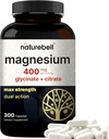 Magnesium Complex 400mg, 300 Capsules 