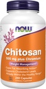 Teraz suplementy, Chitosan 500 mg plus chrom, Weight Management *, 240 kapsułki Veg
