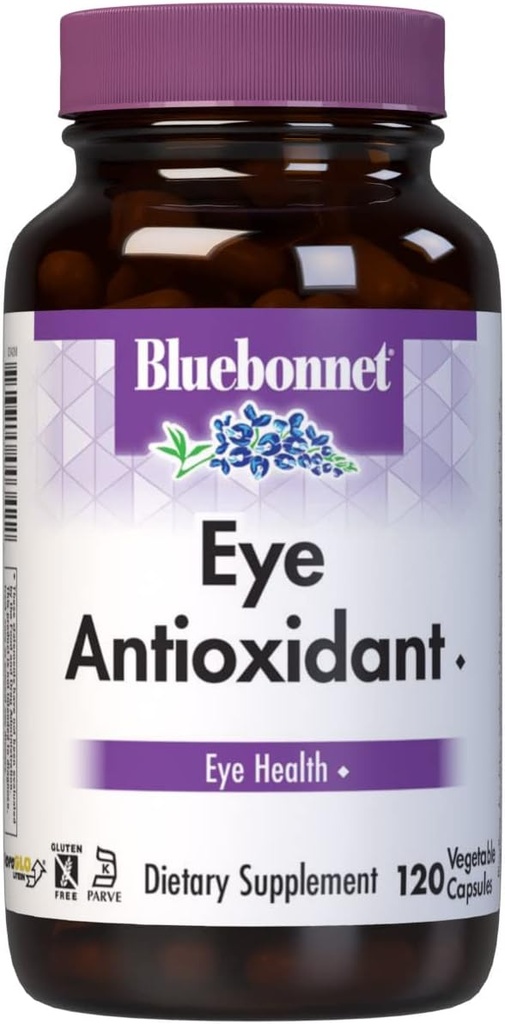 BlueBonnet Eye Antioxidant s Zeaxanthin Formule Vegetariánské kapsle, 120 víček