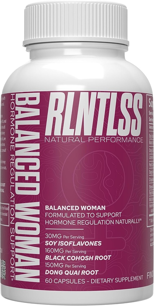 RLNTLSS Balanced Woman - Natural Hormone Regulation Support - 1250+ mg per Serving - Women