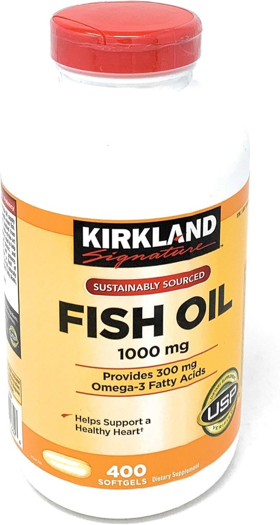 Kirkland Handtekening Visolie Concentraat met Omega-3 vetzuren, 800 Softgels, 1000mg