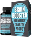 Agypótlás Fókusz, Memória, Tisztaság, Energia Munka koffein Brain booster a memória & Fókusz az agy köd, Brain Boost & Brain Support (Pack 1)
