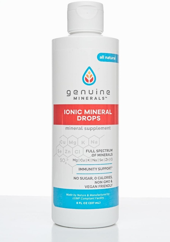 Orijinal Minerals Drops - Tam Spectrum Minerals (Ionic maşın, kloride, Plikat) - Hidrad üçün elektrolytes 8 fl oz