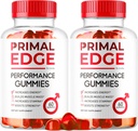 (2 Pack) Primal Edge Mens Gummies, Primal Edge, Primal Gummies, Primal Edge Advanced Formulamies, Primal Edge Gummy, PrimalEdge Support Supplementmies, 120 חניכיים עבור 2 חודשים