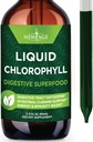 NEW AGE Chlorophyll Liquid Drops - 천연 농축물 - 에너지 부스터, 소화 및 면역 시스템 지원, 내부 탈취제, 간기능 - (2 Fl Oz (Pack of 1))