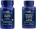 Life Extension Super Ubiquinol CoQ10 עם תמיכה משופרת Mitochondrial ויטמין D ו- K עם Sea-Iodine, ויטמין D3
