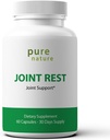 PureNature Joint Rest - Integratore di supporto congiunto con Glucosamina, Condroitina, Boswellia, MSM, Turmerico, Bromelain, – 60 capsule