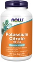Now Foods, Potassium Citrate 99 mg, Supports Electrolyte Balance and Normal pH*, Essential Mineral, 360 Veg Capsules