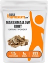 BulkSupplementments.com Marshmallow Root Extract Powder - Marshmallow Root Supplement, Bylinné doplnky - bezlepok, 1,2g na porciu, 1kg (2,2 lbs) (Stock of 1)