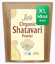 Jiva Organic Shatavari Порошок 14 Ounce Bulk Bag - Аспарагус расмосу - Pure Ayurvedic Herb