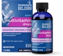 Mami's Bliss Baby Multivitamin + Hierro, Daily Essential Vitamins for Immune Support, Healthy Growth & Bone Development*, Age 2 Months+, 30 ml, Liquid