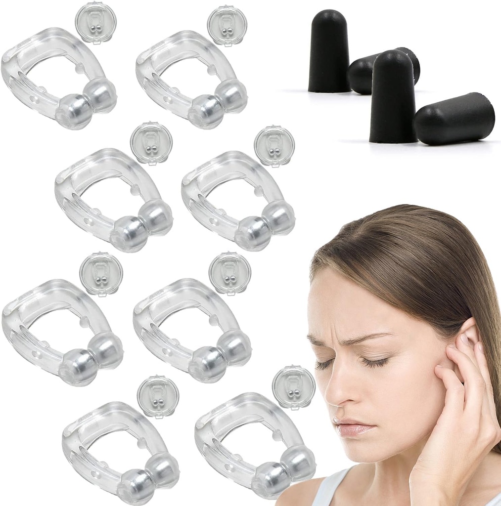 Tinnitus Relief Ringing Ears, Acupeace Tinnitus Relief Device, Acupeace Anti Tinnitus Relief Ear Clip, Device for Stop Ear Ringing (4Pairs)
