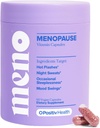 O Positiv MENO Vitamins for Menopause - 여성을위한 호르몬 무료 Menopause 보충 - 검정 Cohosh & Ashwagandha KSM-66 - 도움 Relieve 뜨거운 플래시, 나이트 스웨터, Mood Swings - 30 서빙 (팩 1)