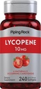 Piping Rock Lycopine 10mg  240 Softgels | Non-GMO, Gluten Free Supplement