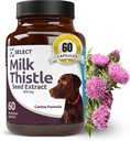 K9 เลือกมิลค์ตัล Thistle สําหรับสุนัข 100mg - 60 capsoles - Canine Ver Health Milm Thistle Supplement - Milk Herball