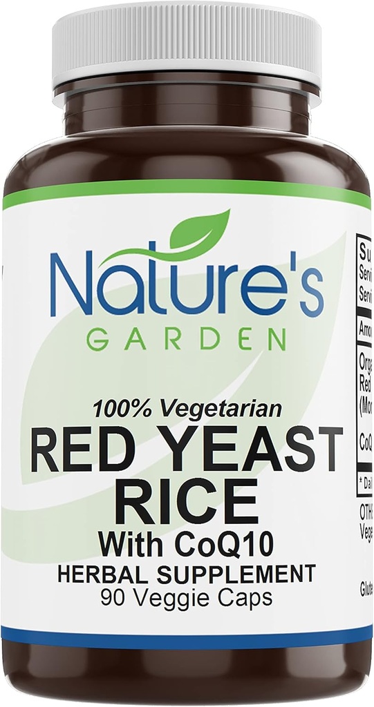 La GARDEN DEL GARENS ES ANTES AdvancedS AdvancedS AdvancedS UNA Rice Rice-90 Vieggie Caps amb 600 mmg Red Roicest Plus Co Q 10 - Implementació de la natura per al Clesterol