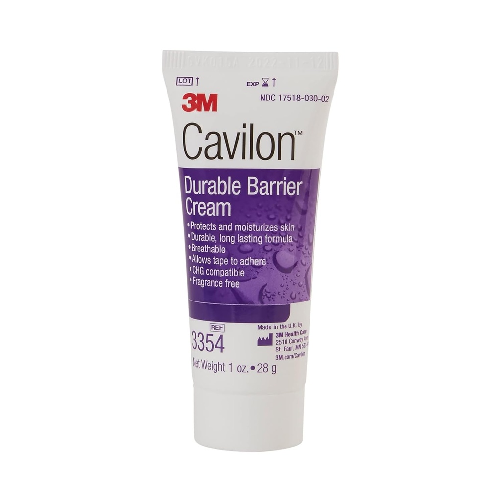 3M Cavilon Unscented Skin Qapılı Krem 1 oz. Tube 3354 1 Ct