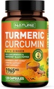 Turmeric Curcumin 1965mg with Ginger " BioPerine Black Pepper Extract - High Absorption 95% Curcuminoids for Joint " Antioxidant Support - Non-GMO, Gluten-Free, Vegan - 120 Herbal supplement Capsules