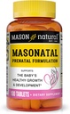 MASON NATURAL Masonatal Prenatal Formulation - Prenatal & Postnatal Multivitamin för kvinnor att stödja barns utveckling, 100 tabletter