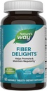 Nature 's Way Fiber Delights Daily Fiber for Regularity *, Vanilla Flavored, 60 Chewable Tablets