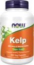 MAINTENANT Suppléments, Kelp 325 mcg d'iode naturelle, soutient la fonction thyroïdienne saine*, Super Vert, 250 gélules