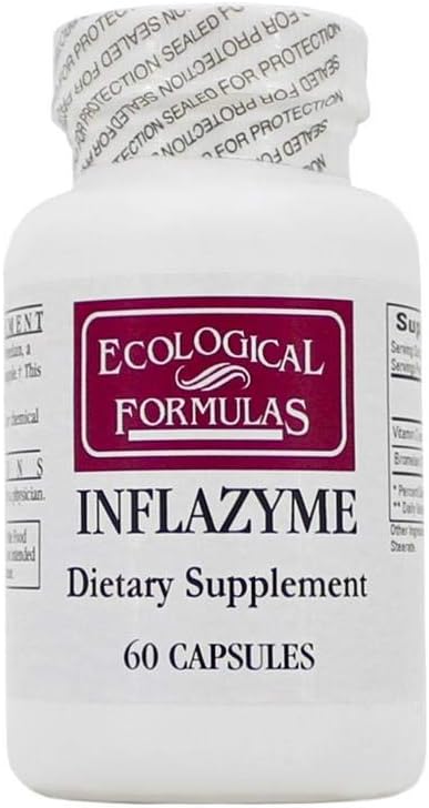 Fórmulas ecológicas Inflazyme, White, 60 Count