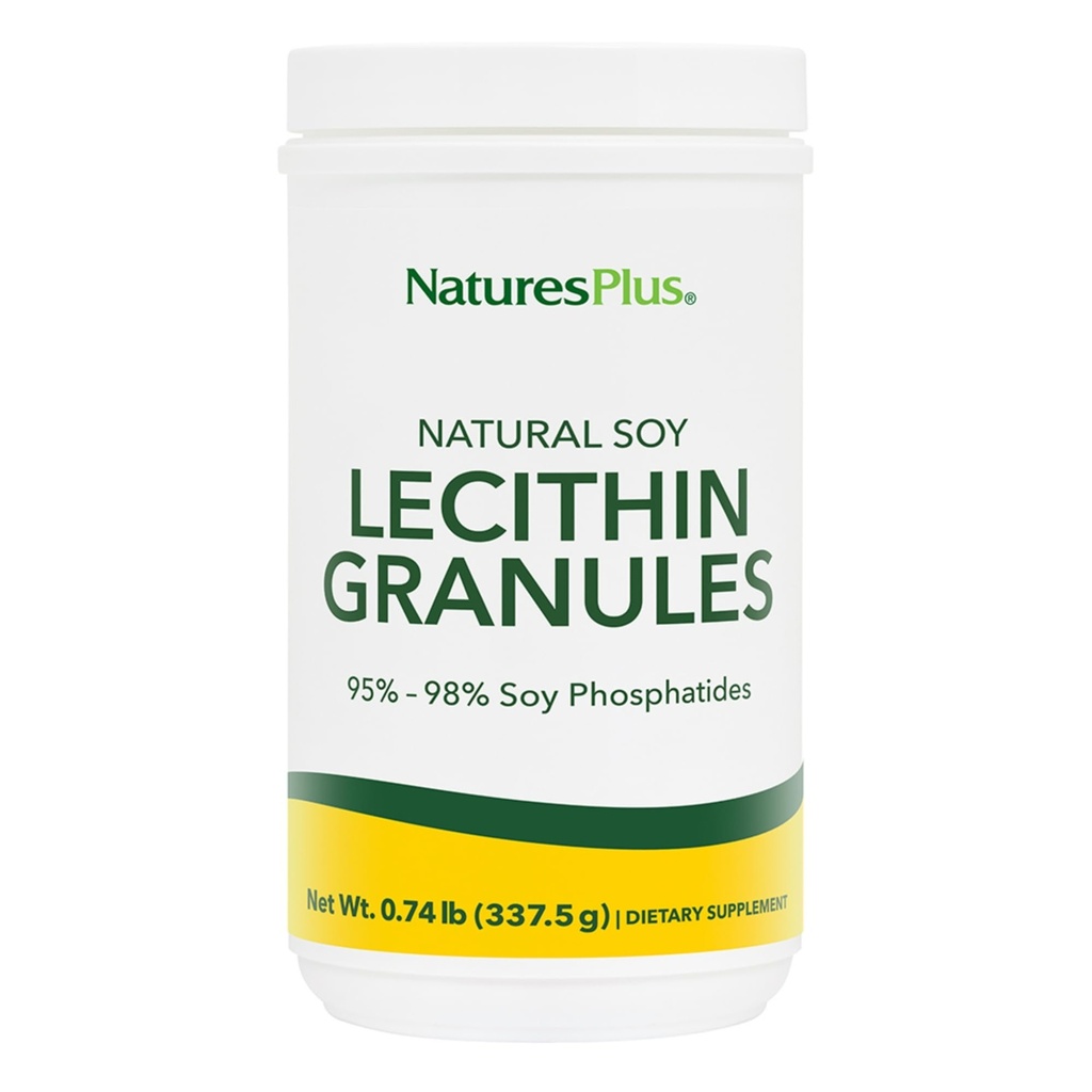 NaturesPlus Lecithin Granules - 12 oz - Supports Digestion & Skin Health - Gluten Free - 45 Servings