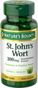 Natura Bounty St. John’s Wort 300mg capsule, Herbal Health Supplement, promuove un Mood positivo, 100 capsule