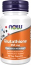 NOW Foods Supplements, Glutationa 250 mg, Suporte de Destoxificação*, Neutralizador Radical Livre*, 60 Cápsulas Veg