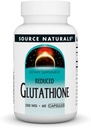 Source Naturals Glutathione, Supplement for Hepatic Support *, 250mg - 60 kapszula