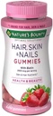Capelli Bounty della natura, Pelle e Unghie, 230 Gummies (5 Confezione)