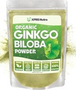 XPRS Nutra Organic Ginkgo Biloba Powder - Gingko Biloba Supplements for Cognition - Vegan Friendly Ginkoba Biloba Organic - Imunity Boosting Ginkgo Biloba Powder (8 oz)