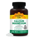 Country Life Target-Mins Calcium Magnesium Complex 1000mg/500mg, 90 Tablets, Certified Gluten Free, Certified Vegan, Certified Non-GMO Verified